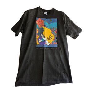 Vintage 1991 PAUL MASSON SUMMER Winery Tour MENS XL SHIRT Single Stitch POP ART